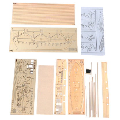 DIY Wooden Sailboat Model Kit