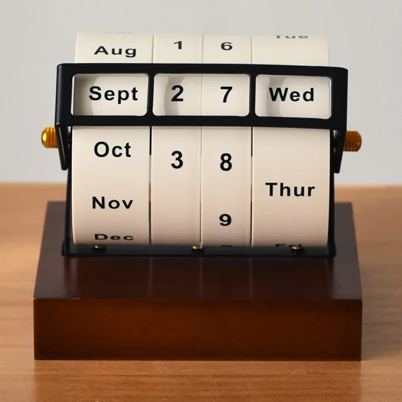Large Rotating Desk Calendar