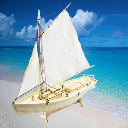 DIY Wooden Sailboat Model Kit
