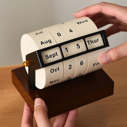 Large Rotating Desk Calendar