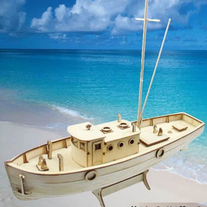 DIY Wooden Sailboat Model Kit