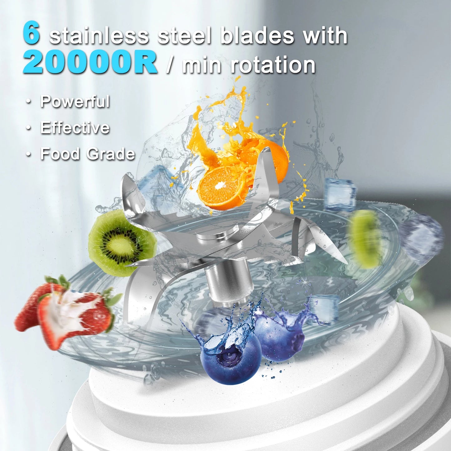 Portable 600ml Electric Blender