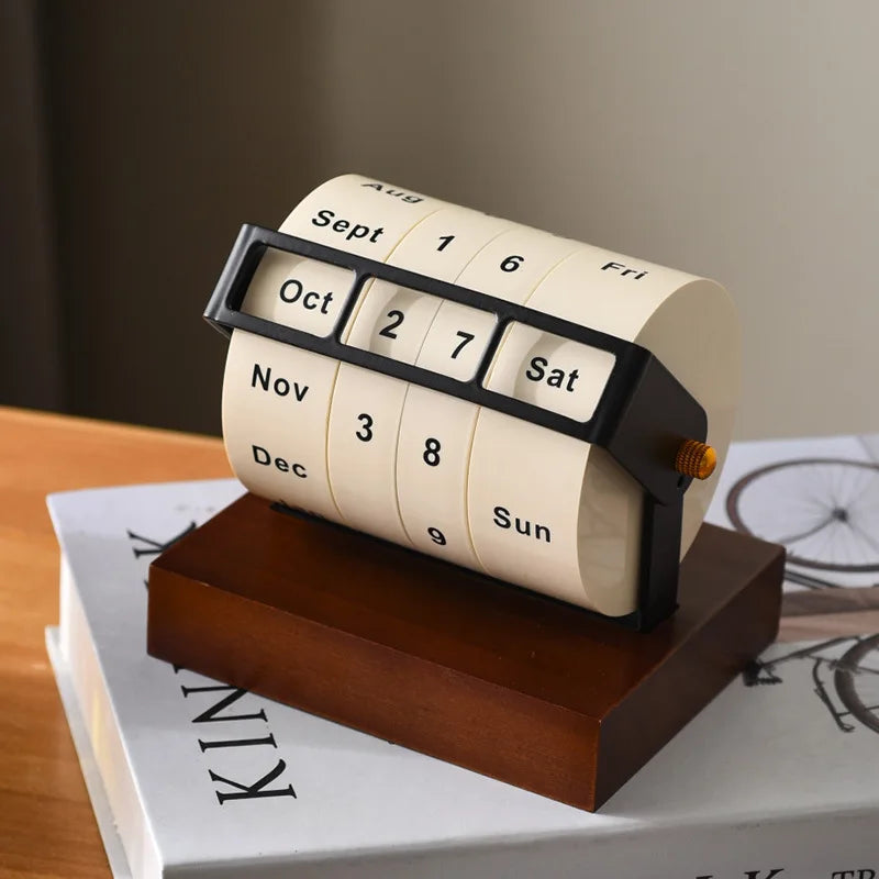 Large Rotating Desk Calendar