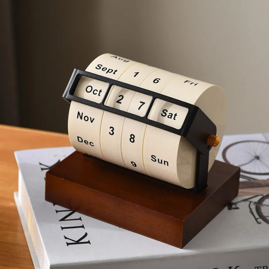Large Rotating Desk Calendar