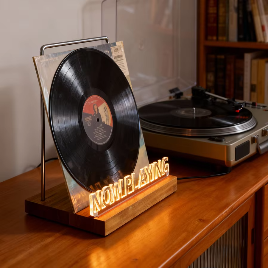 "Now playing" Vinyl Record Holder